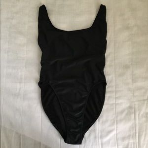 American Apparel Nylon Tricot High-Cut One-Piece